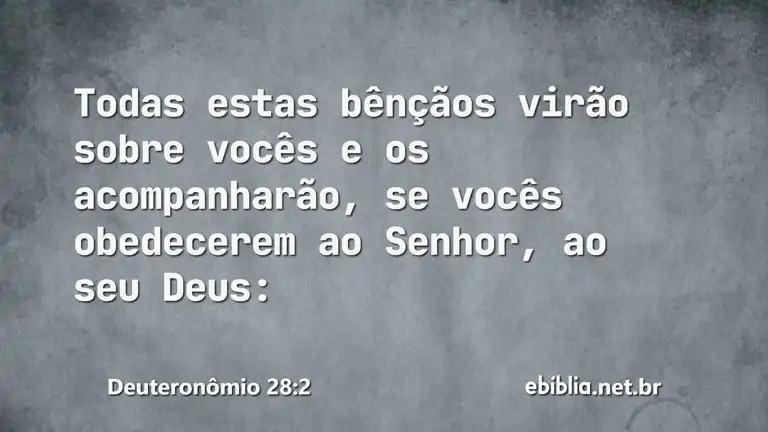 Deuteronômio 28:2