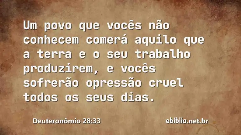 Deuteronômio 28:33