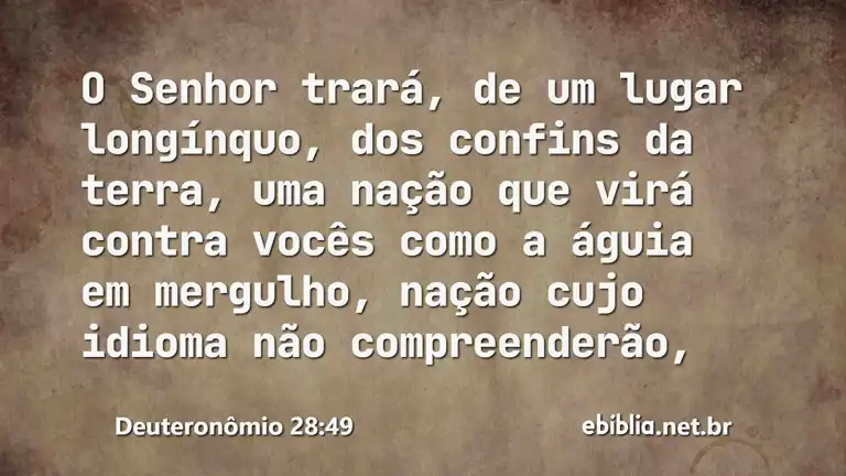 Deuteronômio 28:49