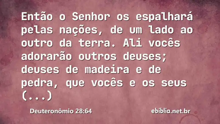 Deuteronômio 28:64