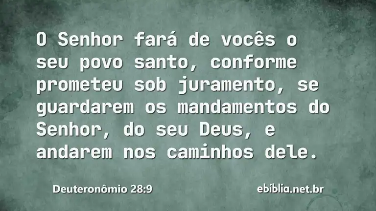 Deuteronômio 28:9