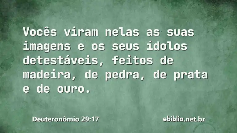 Deuteronômio 29:17