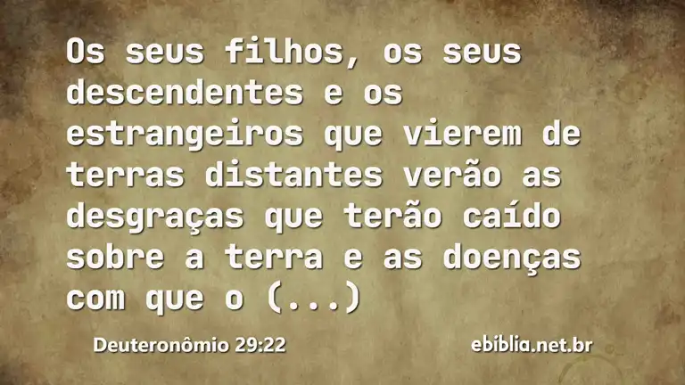 Deuteronômio 29:22