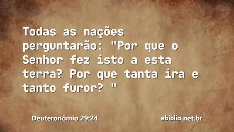 Deuteronômio 29:24