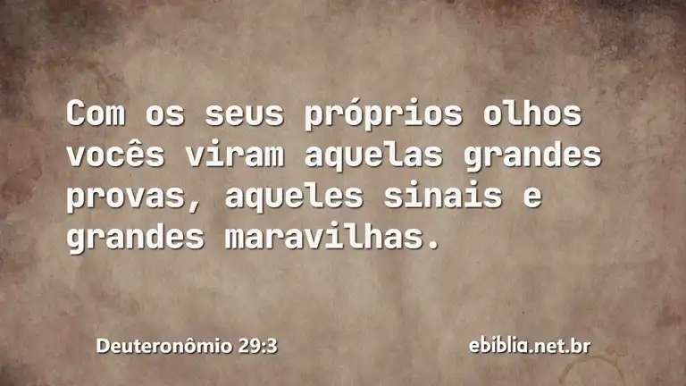 Deuteronômio 29:3