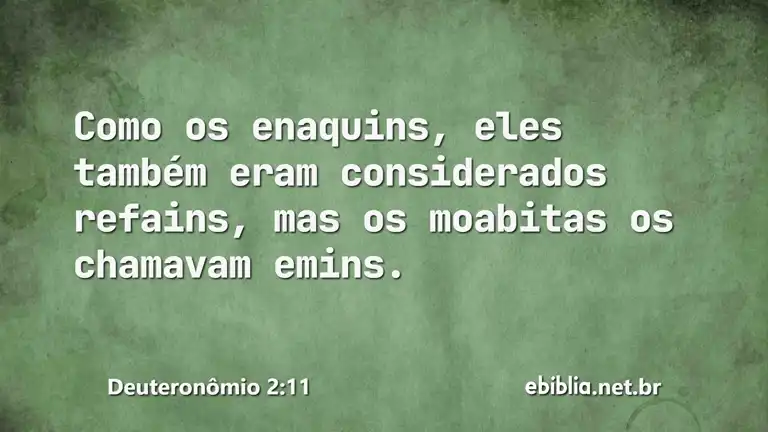 Deuteronômio 2:11