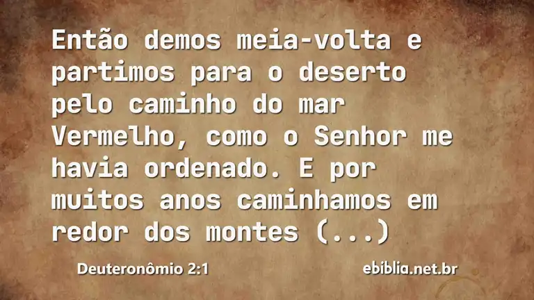 Deuteronômio 2:1