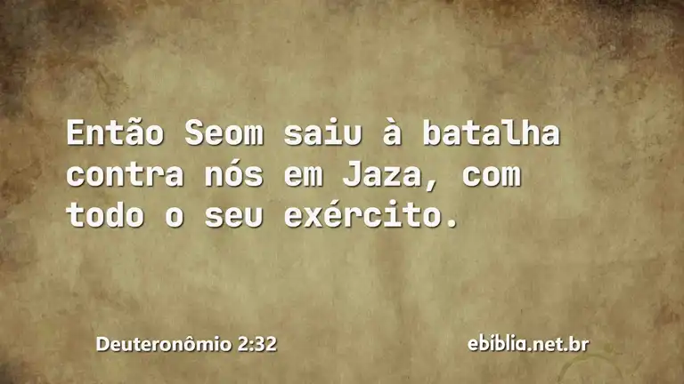 Deuteronômio 2:32