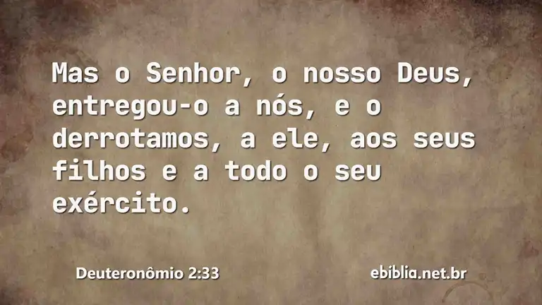 Deuteronômio 2:33