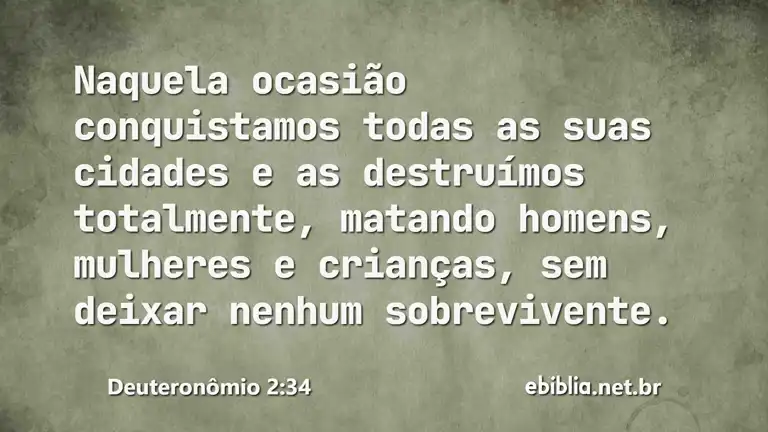 Deuteronômio 2:34