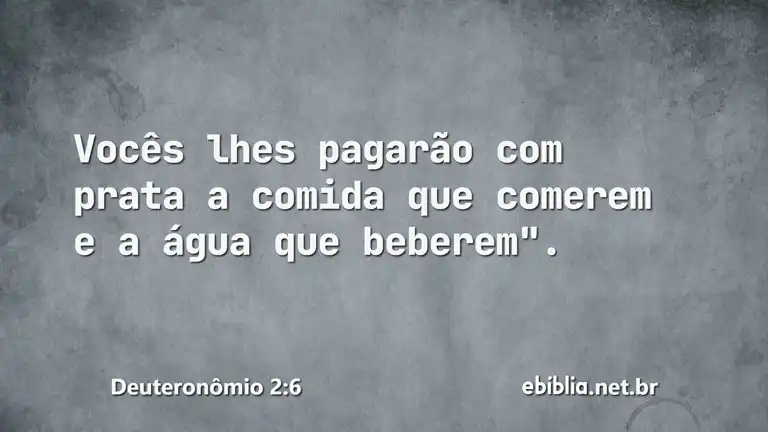 Deuteronômio 2:6