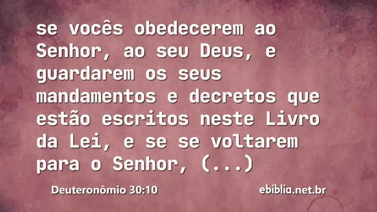 Deuteronômio 30:10