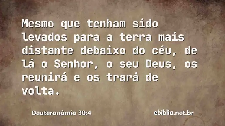 Deuteronômio 30:4