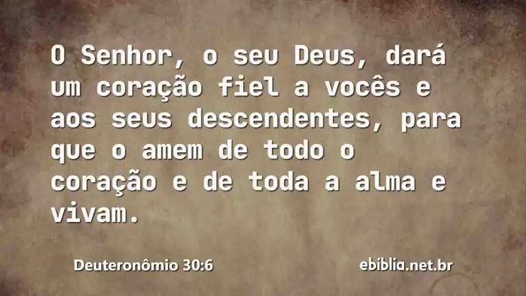 Deuteronômio 30:6