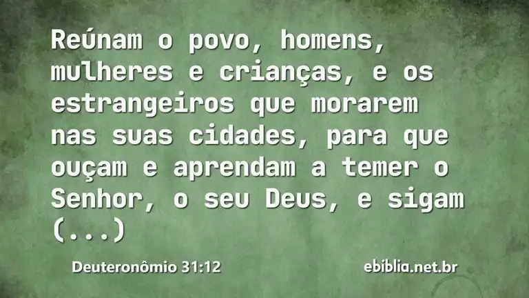 Deuteronômio 31:12