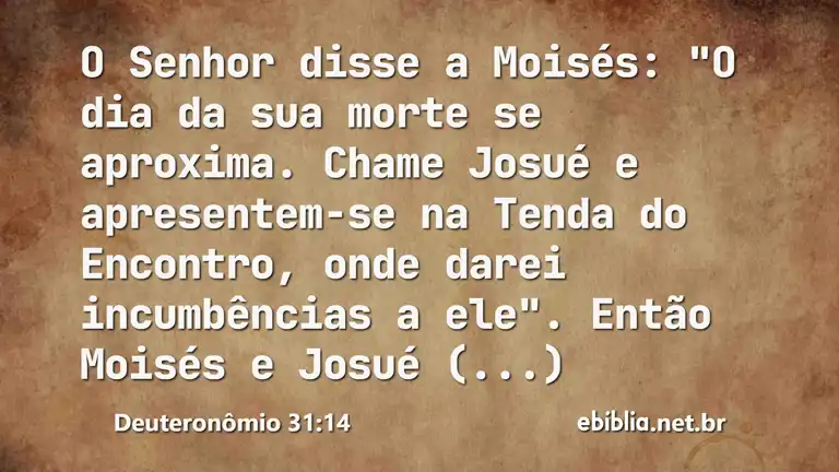 Deuteronômio 31:14