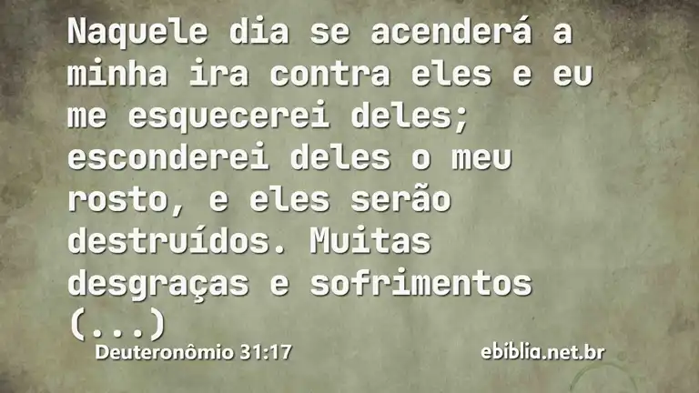 Deuteronômio 31:17