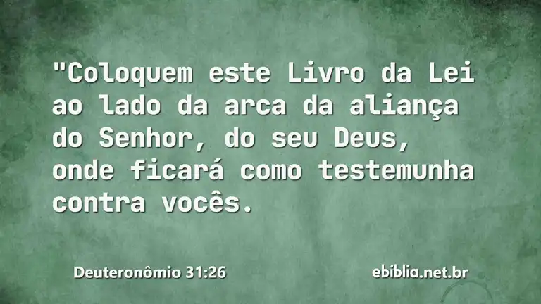 Deuteronômio 31:26