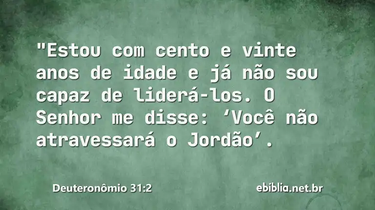 Deuteronômio 31:2