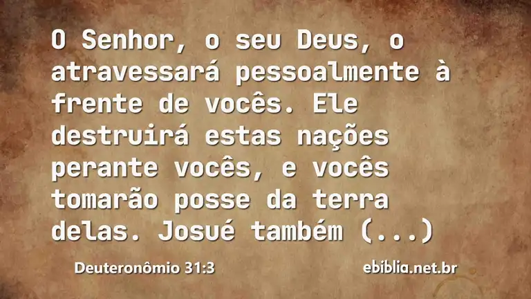 Deuteronômio 31:3