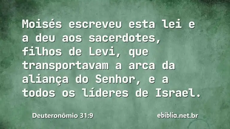 Deuteronômio 31:9