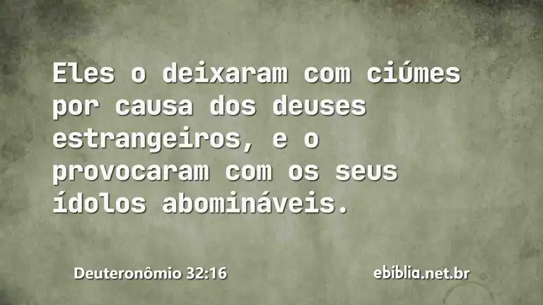 Deuteronômio 32:16