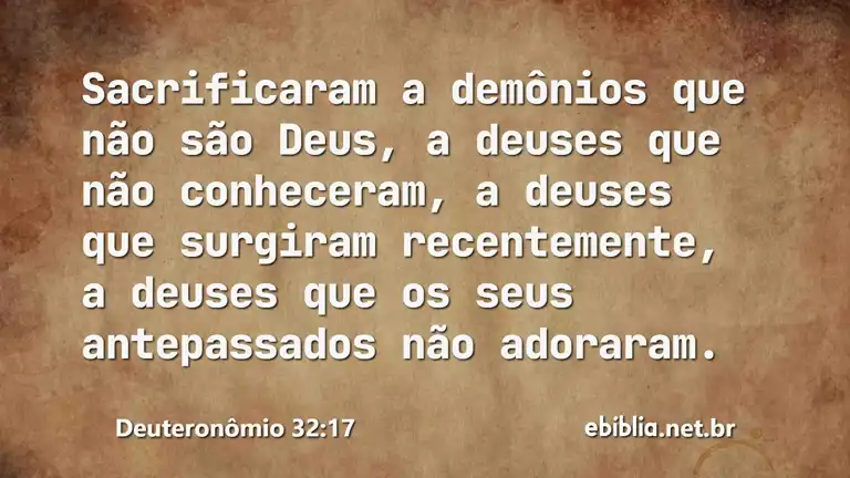 Deuteronômio 32:17