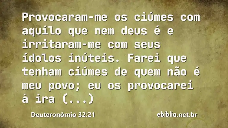 Deuteronômio 32:21