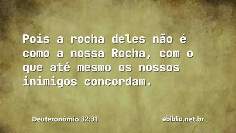 Deuteronômio 32:31