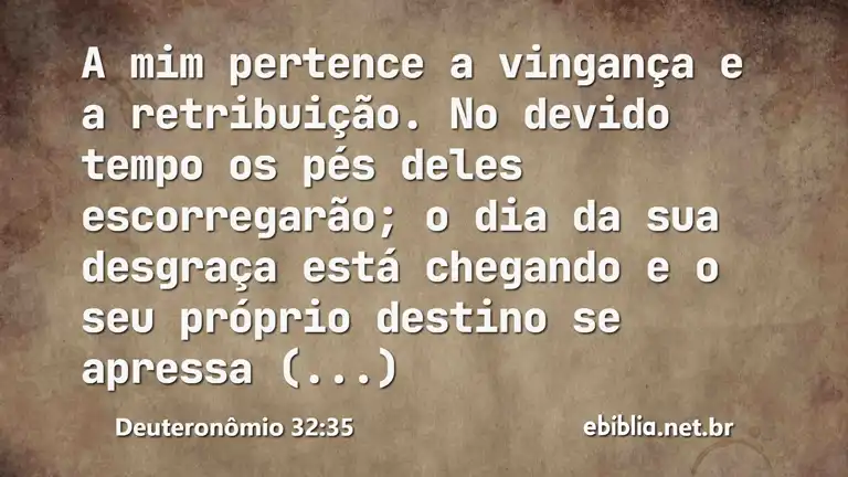 Deuteronômio 32:35