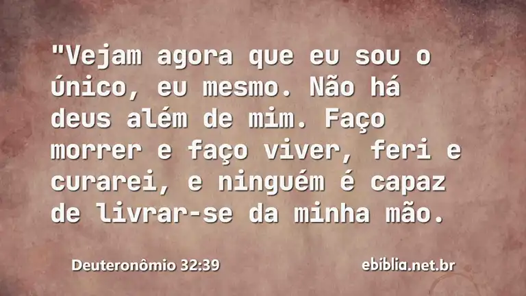 Deuteronômio 32:39