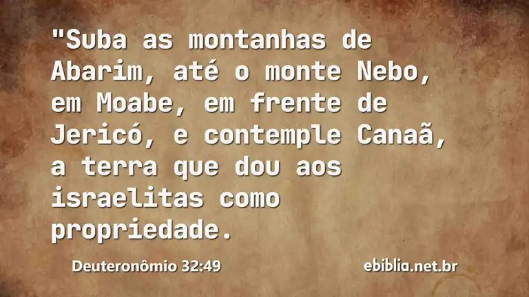 Deuteronômio 32:49