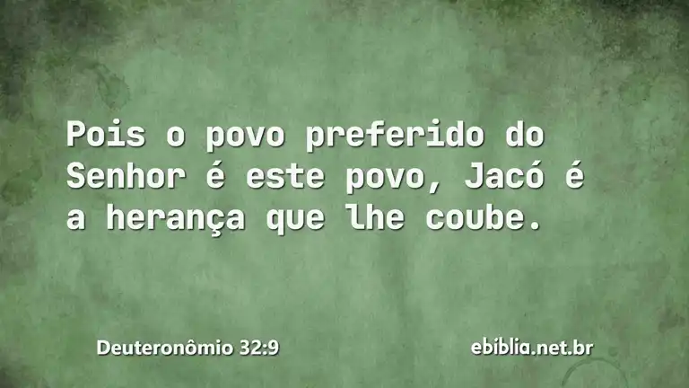 Deuteronômio 32:9