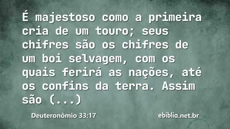 Deuteronômio 33:17