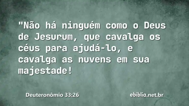 Deuteronômio 33:26