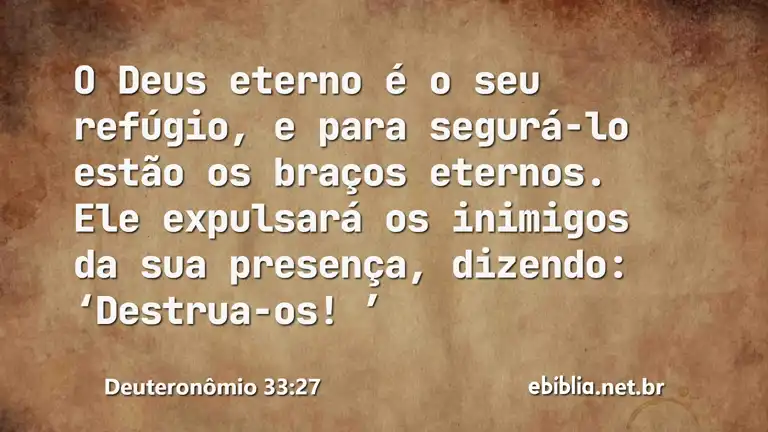 Deuteronômio 33:27