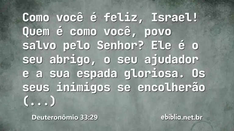 Deuteronômio 33:29