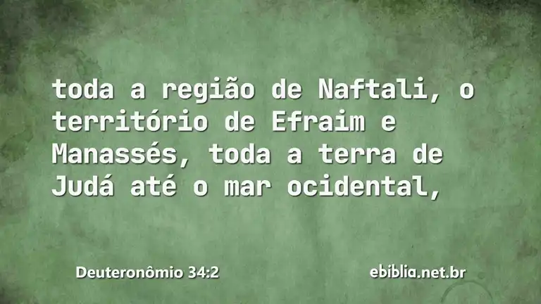 Deuteronômio 34:2