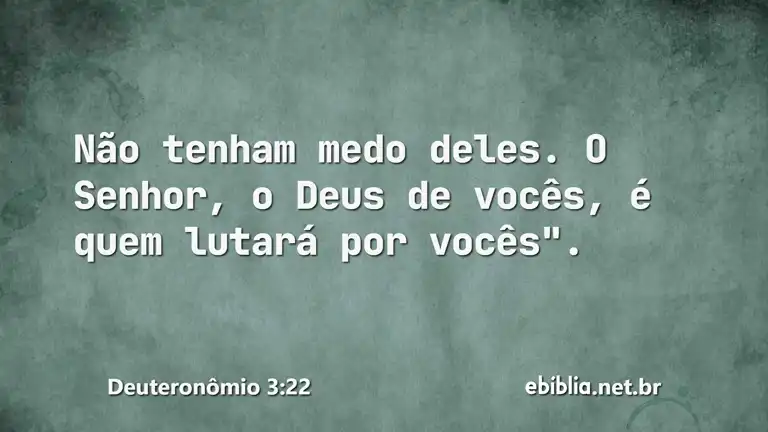 Deuteronômio 3:22