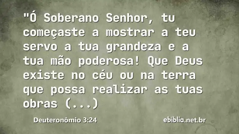 Deuteronômio 3:24