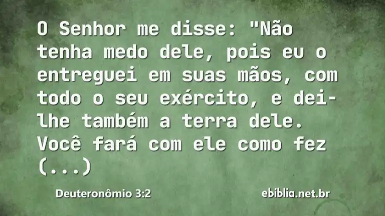 Deuteronômio 3:2