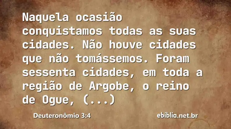 Deuteronômio 3:4