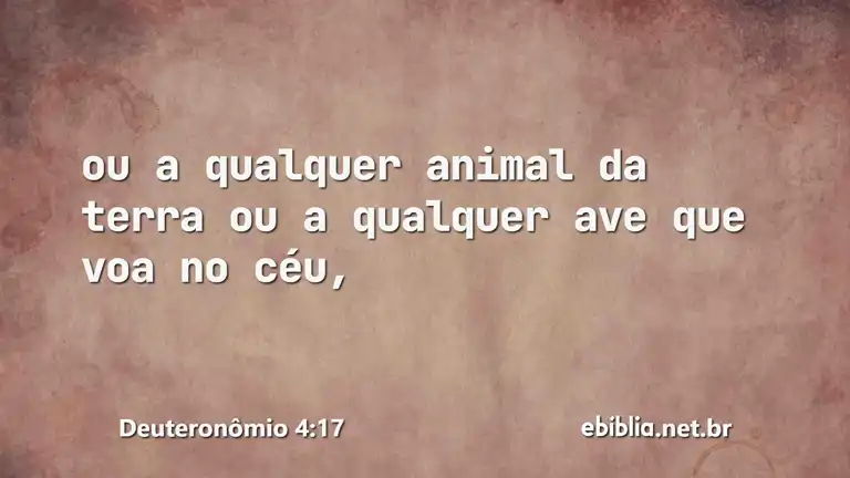 Deuteronômio 4:17