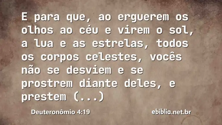 Deuteronômio 4:19