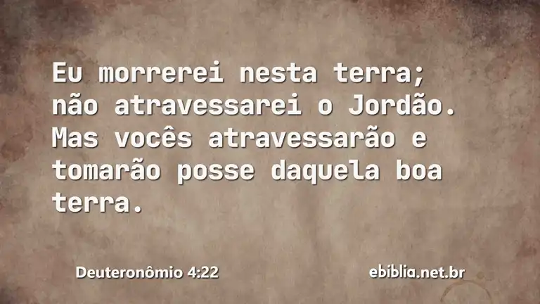 Deuteronômio 4:22