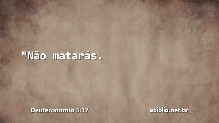 Deuteronômio 5:17