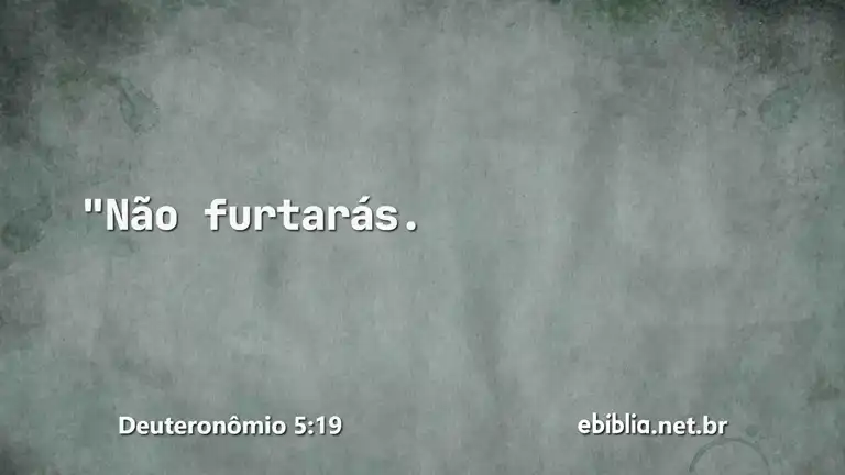 Deuteronômio 5:19