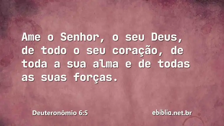 Deuteronômio 6:5