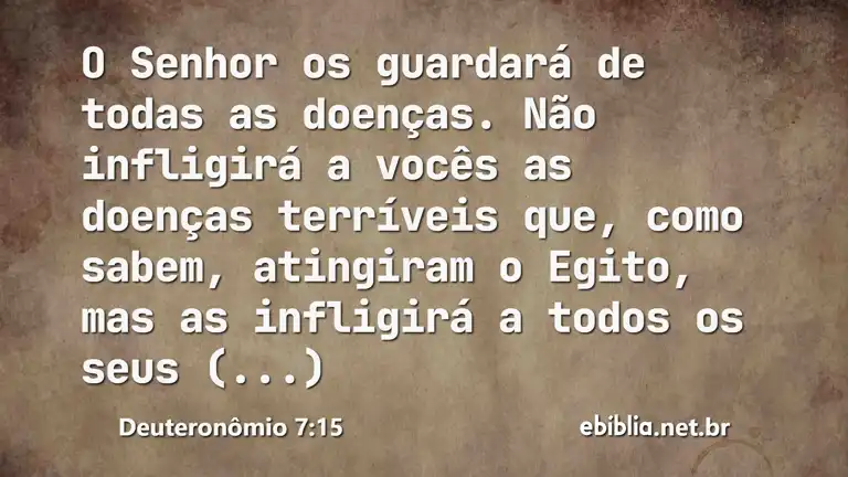 Deuteronômio 7:15