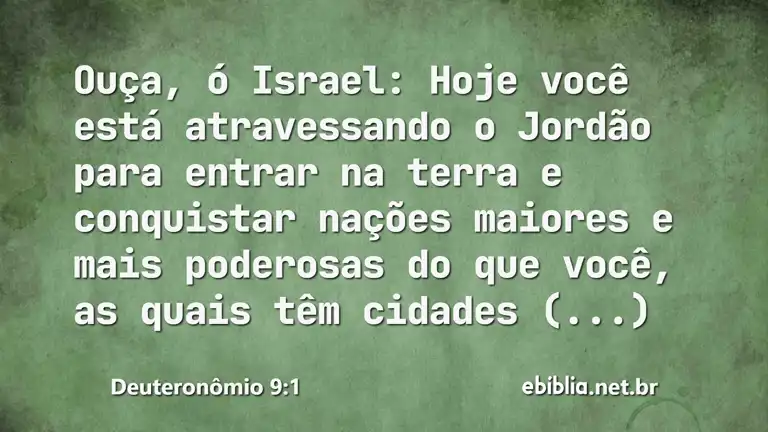 Deuteronômio 9:1